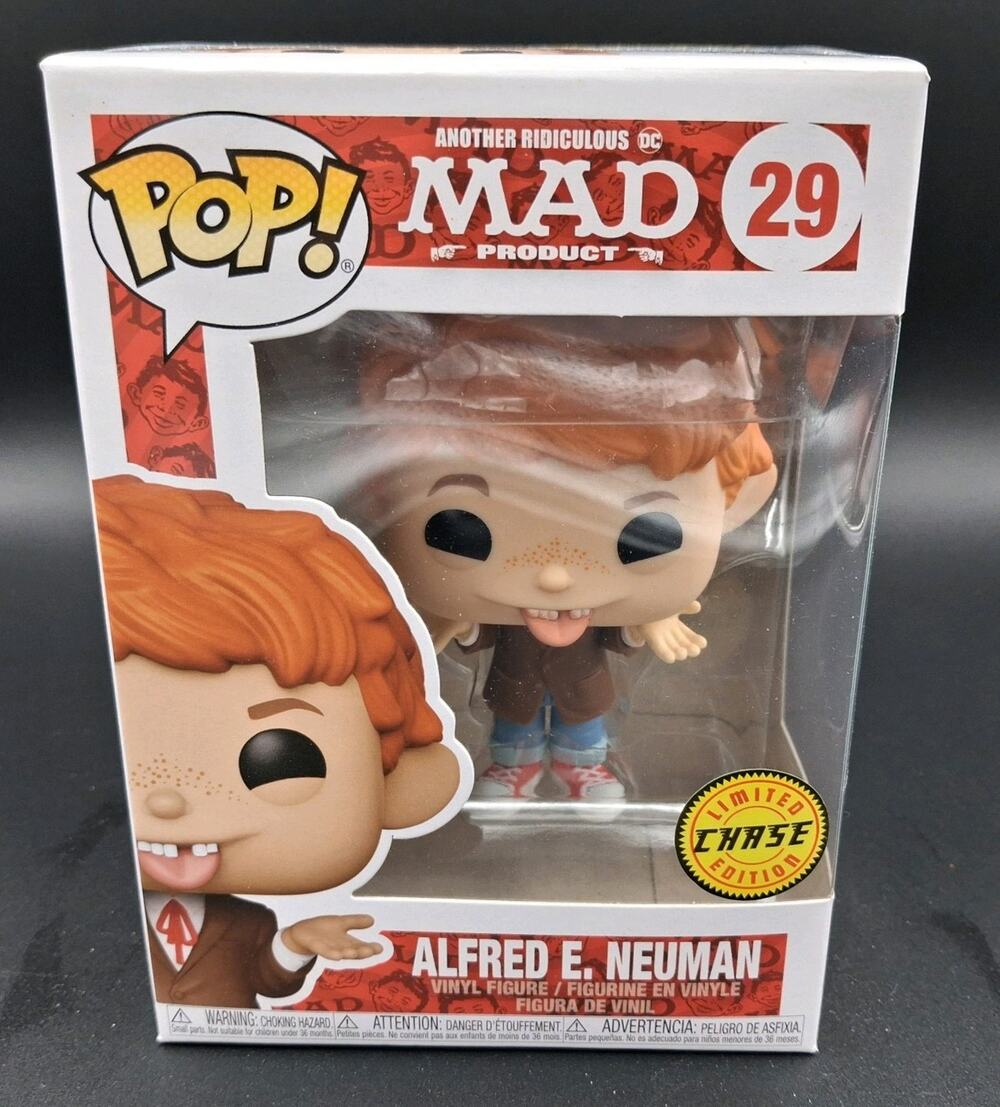 Funko Pop! Mad TV Alfred E. Neuman #29 Chase Exclusive Tongue Out Vinyl Figure